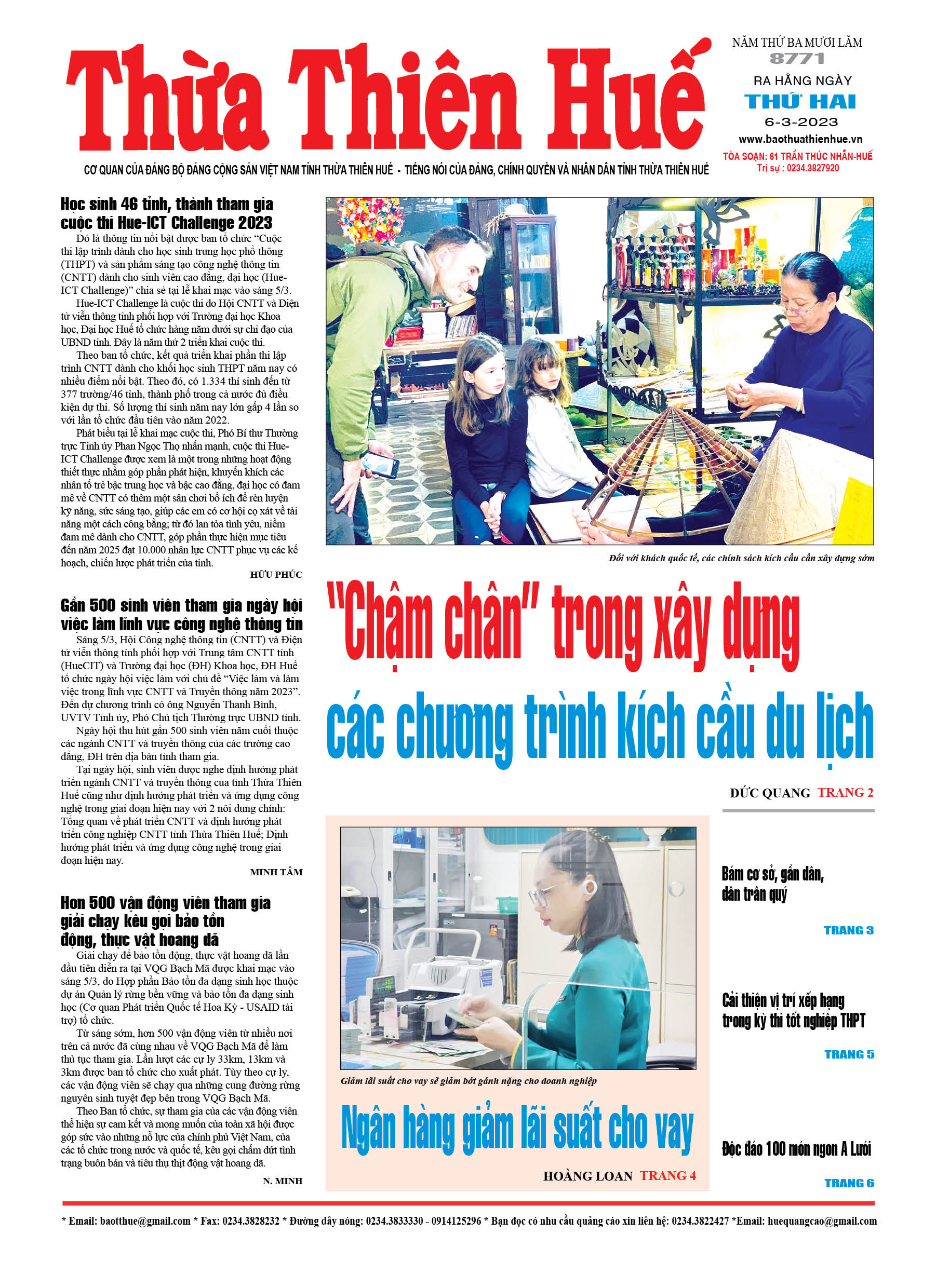 Thứ hai, 06/03/2023