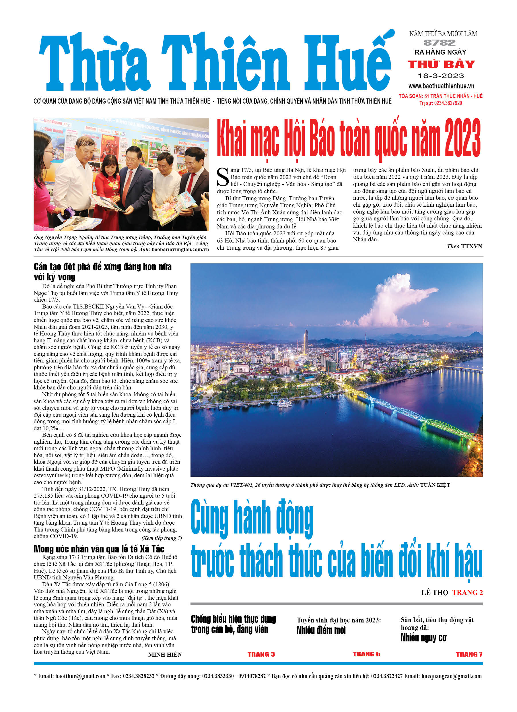 Thứ bảy, 18/03/2023