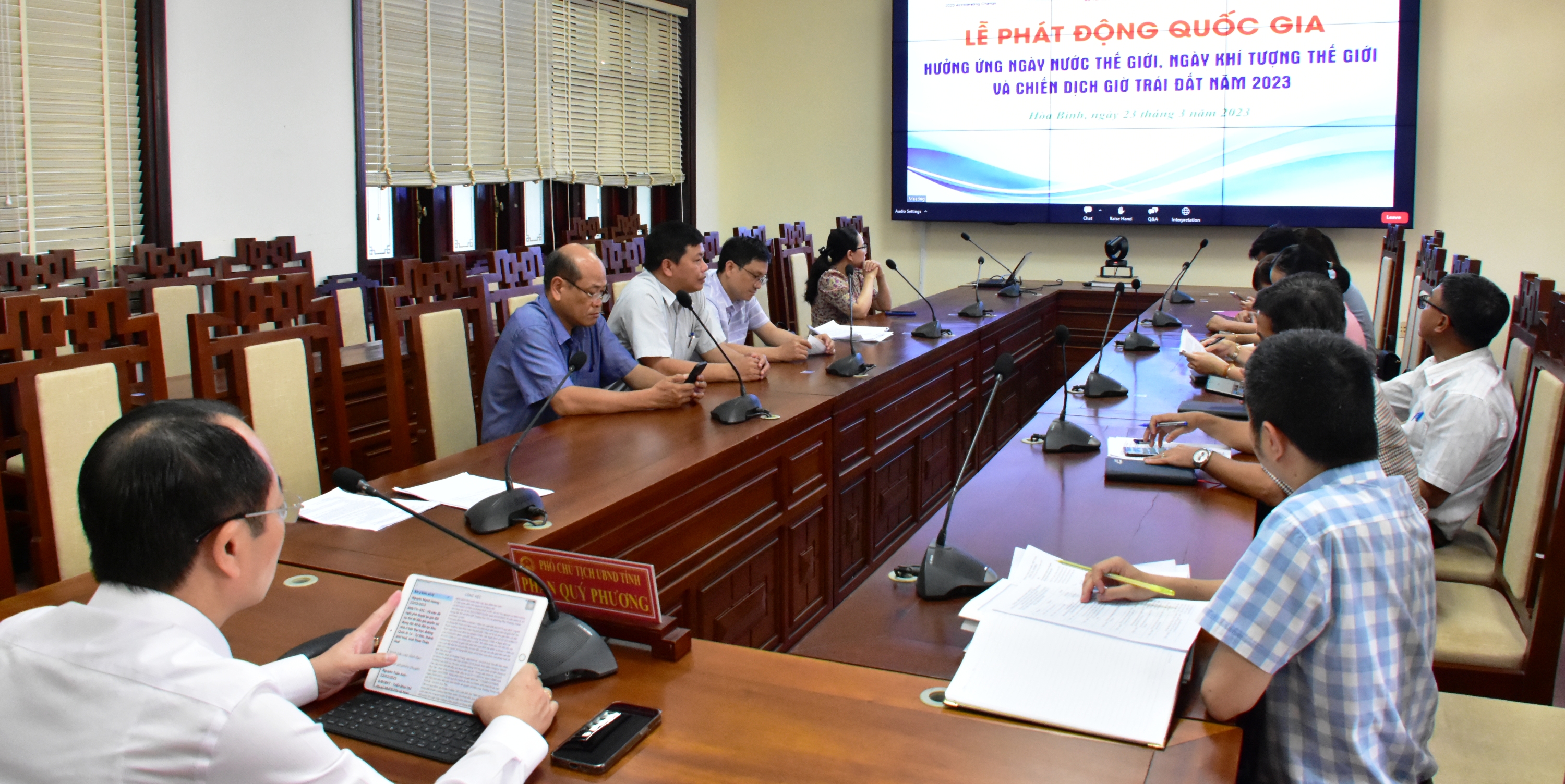 Hưởng ứng ngày Nước, Khí tượng và Chiến dịch Giờ Trái đất