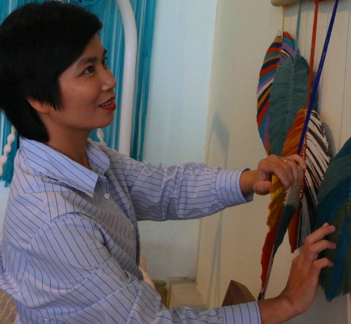 Cô gái Việt đưa nghệ thuật macrame “đi tây”