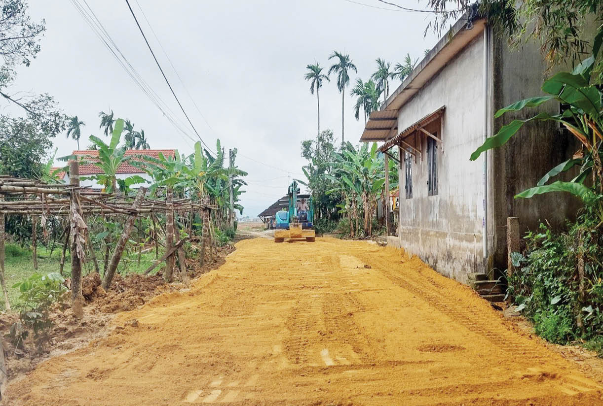 Xóm, kiệt rộng thoáng, khang trang