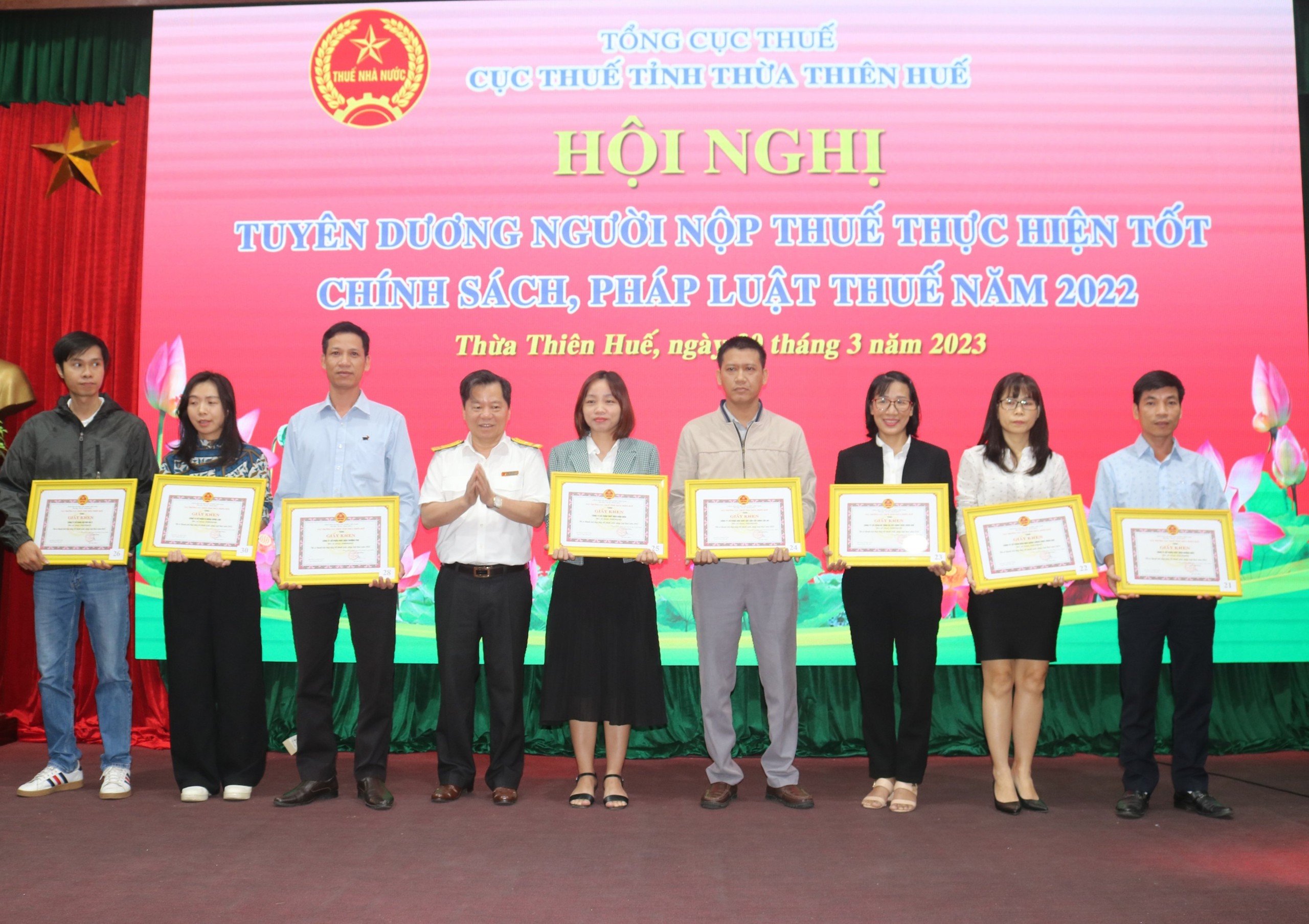 Tuyên dương 124 doanh nghiệp thực hiện tốt chính sách thuế