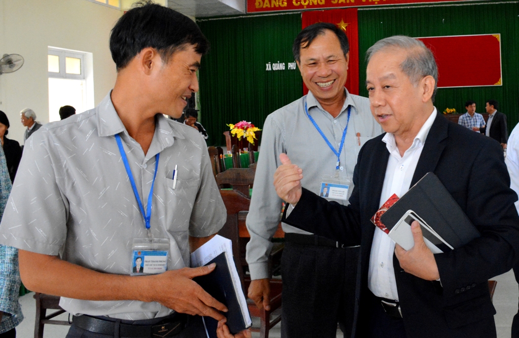 Huy động các nguồn lực, xây dựng xã Quảng Phú đạt chuẩn nông thôn mới nâng cao