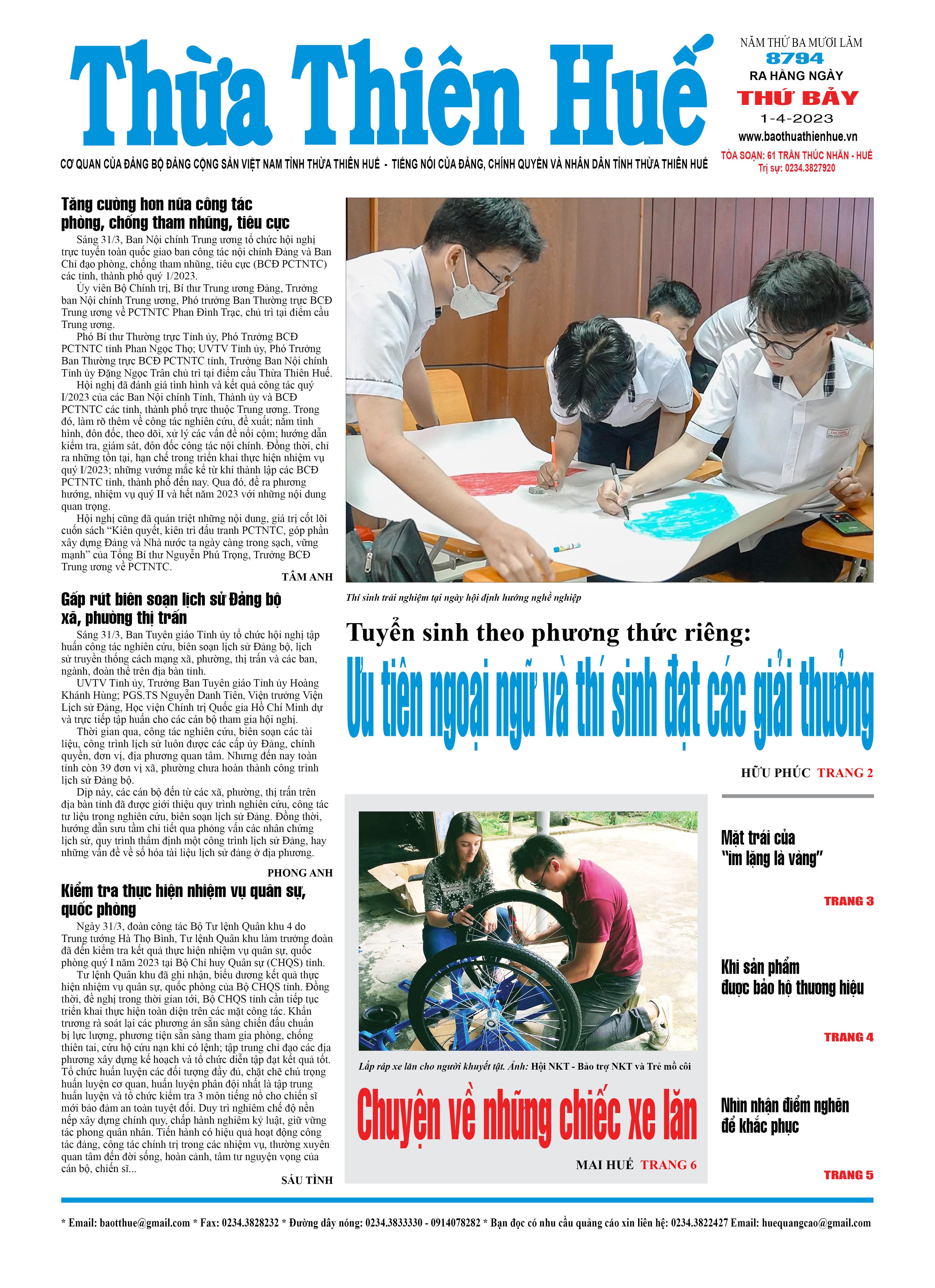 Thứ bảy, 01/04/2023