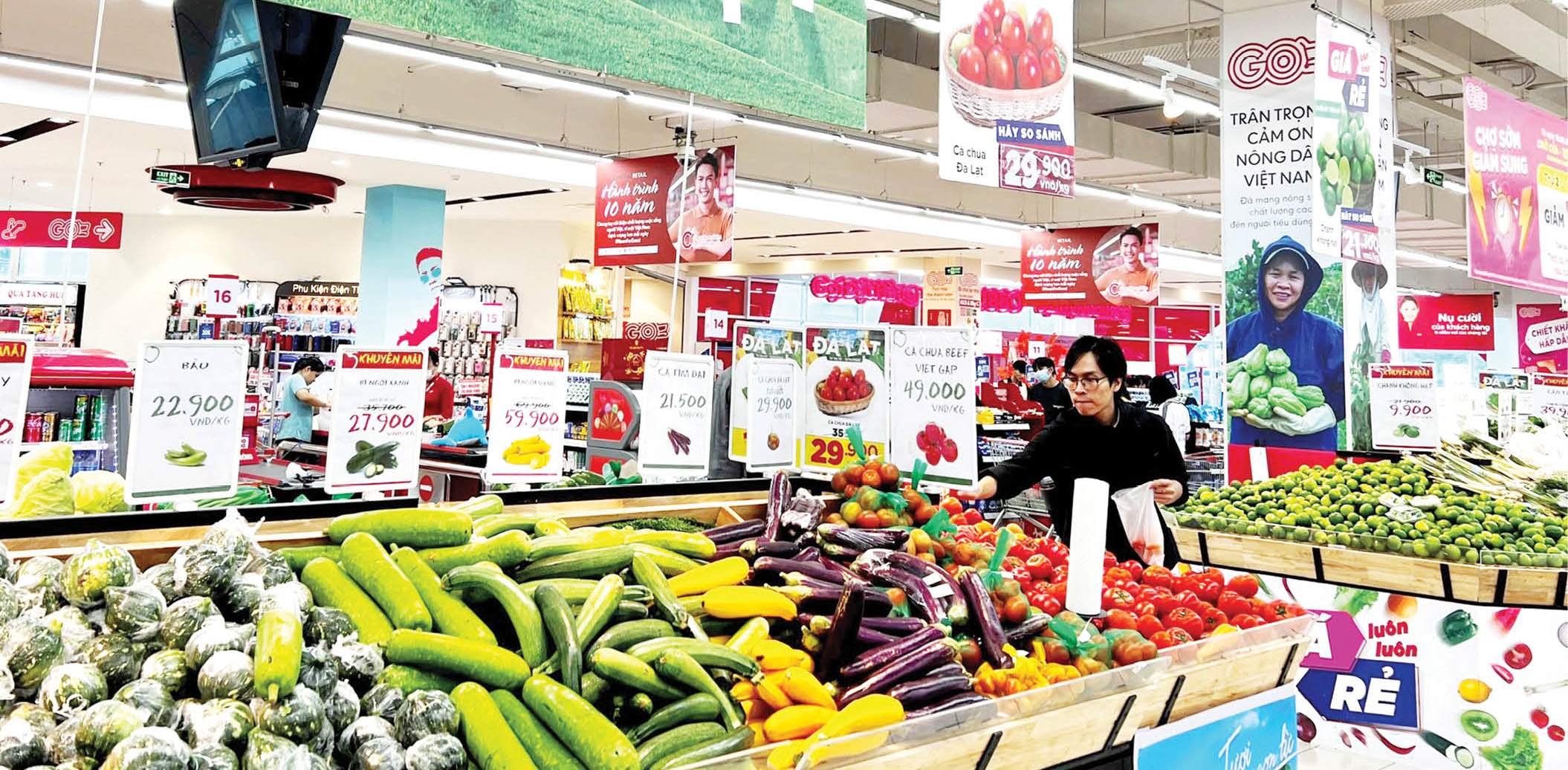 Gập ghềnh nông sản vào siêu thị