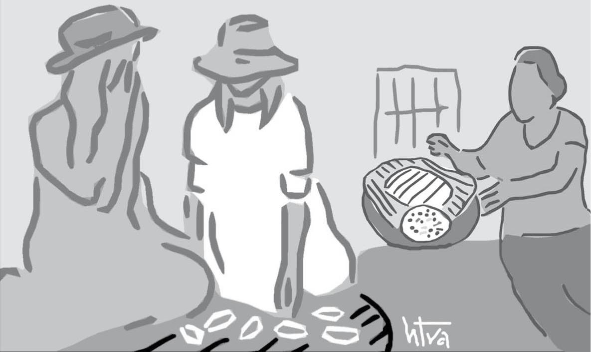 Cơm nắm muối mè