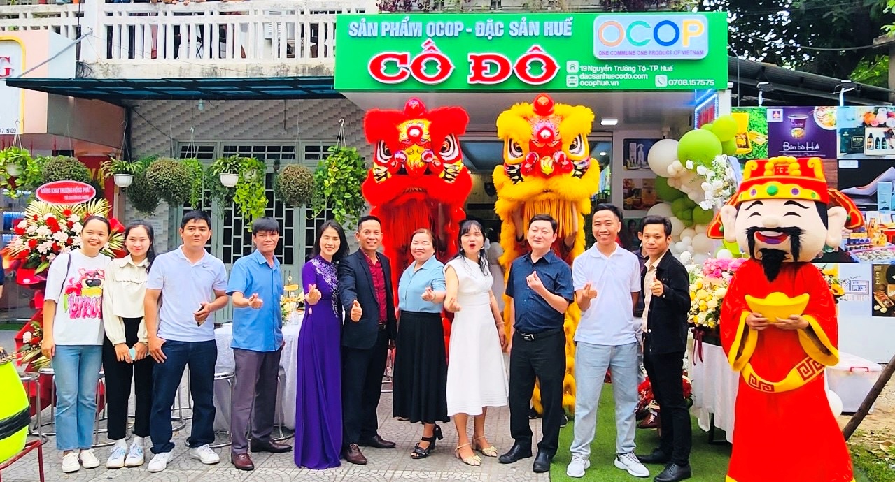Khai trương điểm giới thiệu và bán sản phẩm OCOP đầu tiên trên địa bàn TP Huế