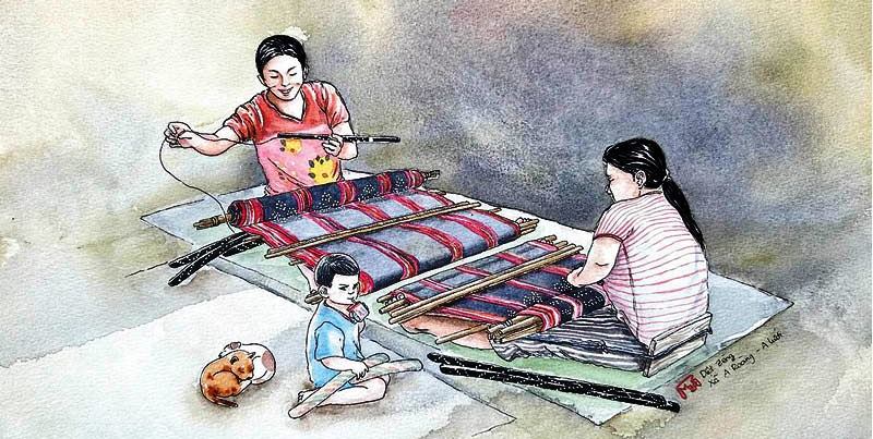 Ký họa A Lưới để thêm yêu văn hóa Cố đô