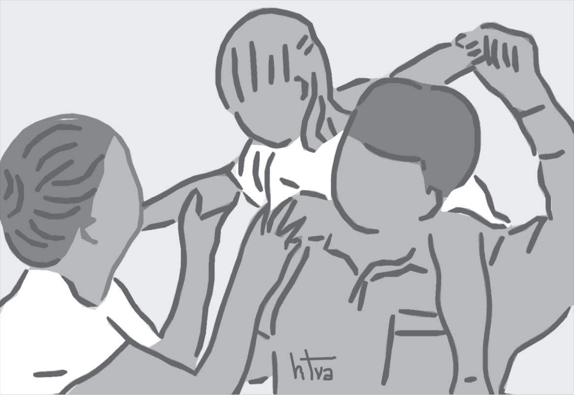 Con cháu tận tình