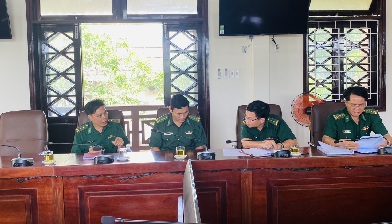 Nâng cao nghiệp vụ cho cán bộ chính trị thuộc 4 đồn biên phòng tuyến núi