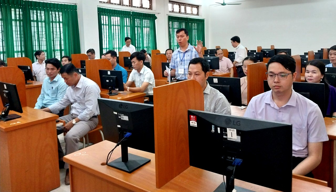 45 công chức, viên chức tham gia kỳ thi nâng ngạch
