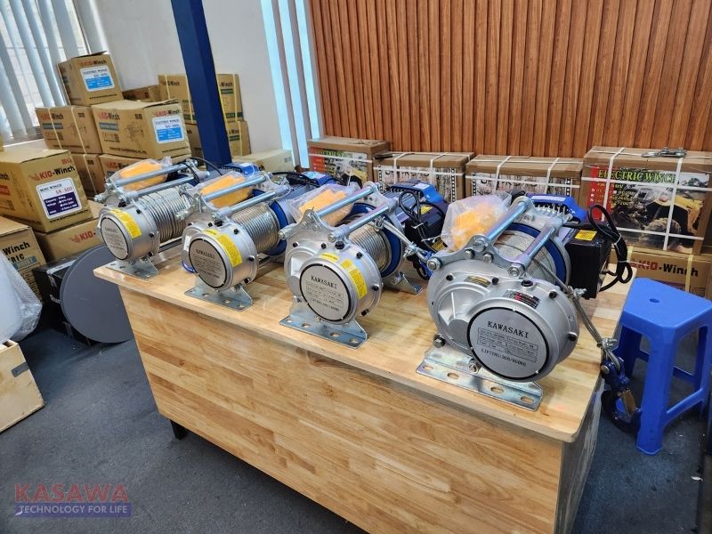 Ông Ngô Dũng Minh tại Kasawa chia sẻ về cách lựa chọn tời điện phù hợp với công việc