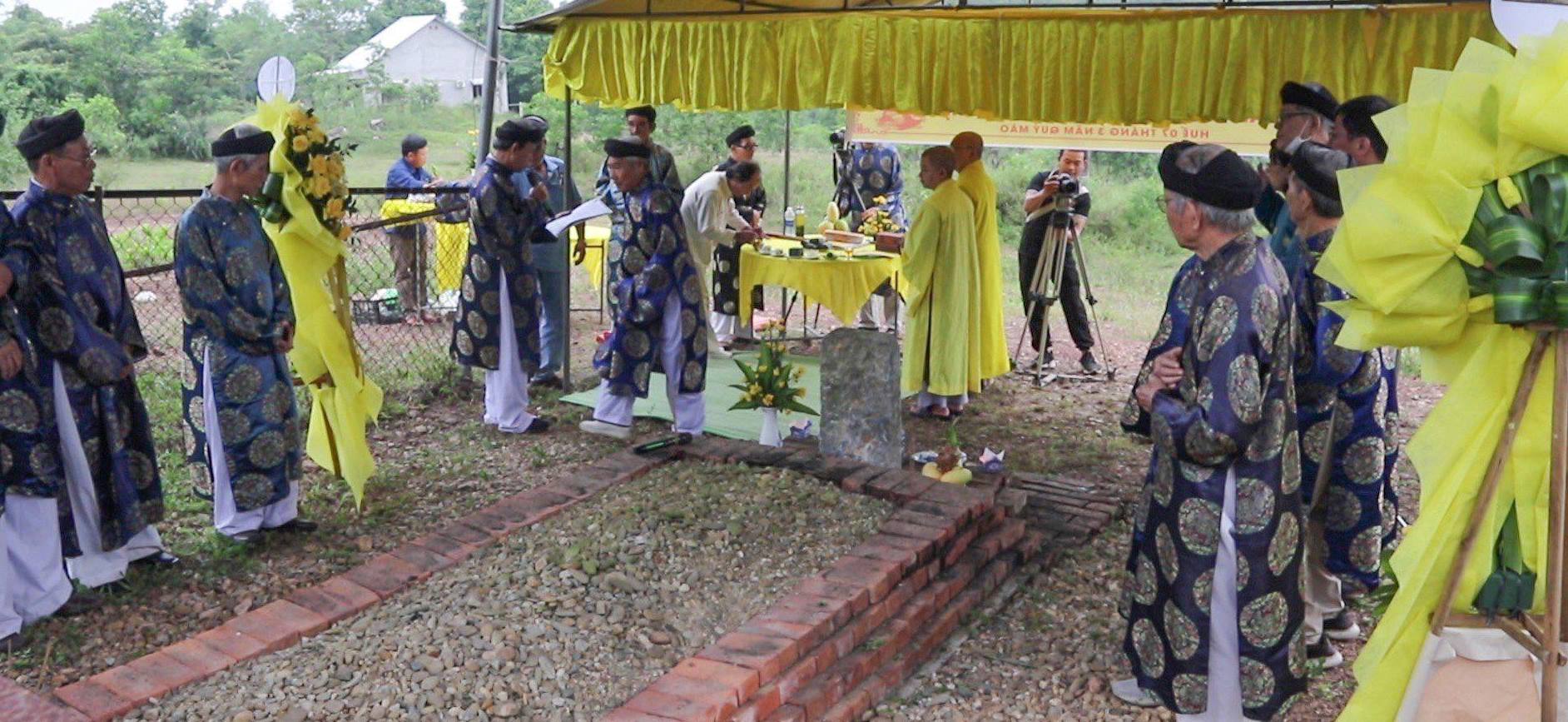 Khởi công xây lại lăng mộ vợ vua Tự Đức