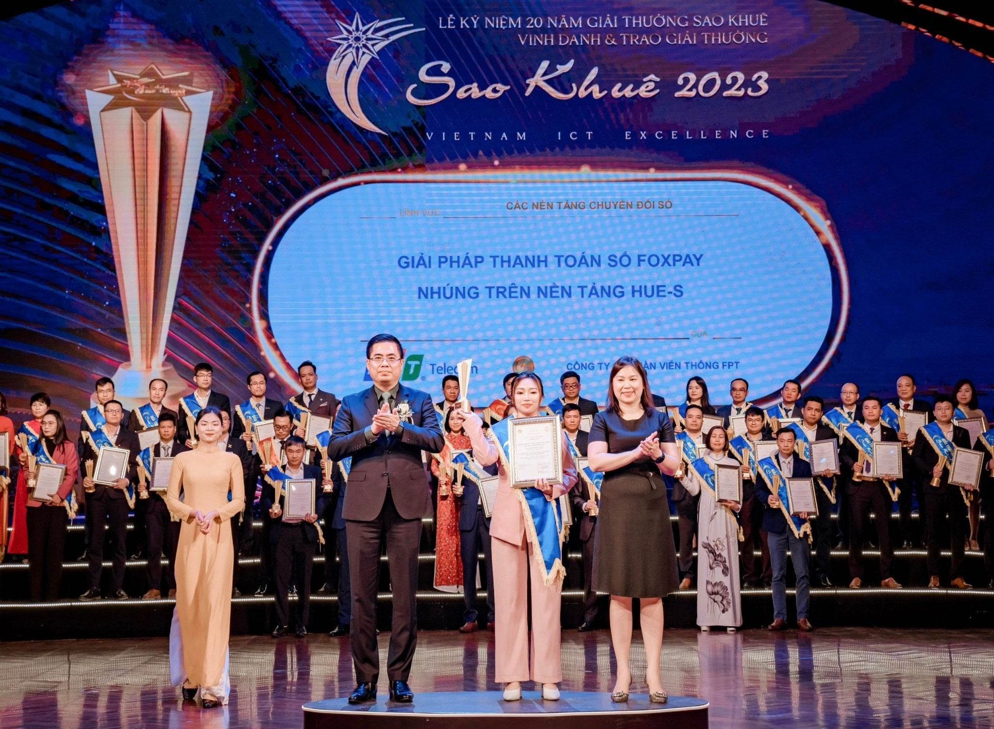 Ví điện tử trên Hue-S được vinh danh tại Giải thưởng Sao Khuê 2023