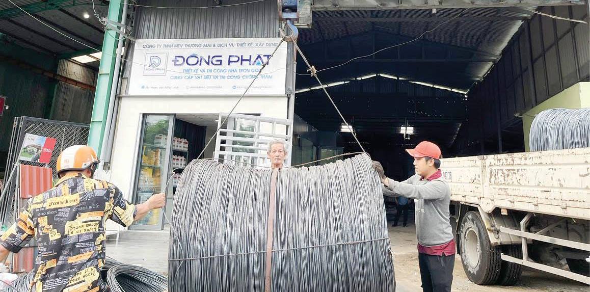 Vật liệu xây dựng giảm giá