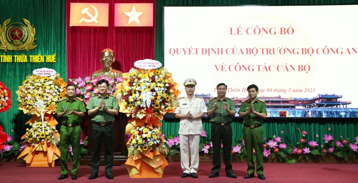 Thừa Thiên Huế có tân Phó Giám đốc Công an tỉnh