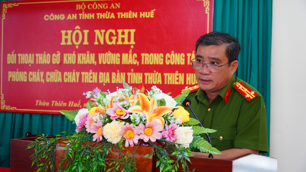 Đối thoại, tháo gỡ khó khăn, vướng mắc trong công tác phòng cháy, chữa cháy