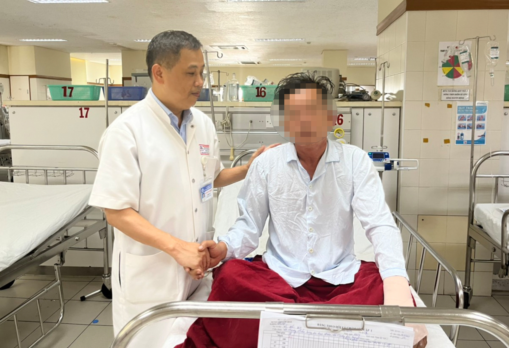 Cấp cứu thành công một trường hợp sốc mất máu nặng vì dao đâm