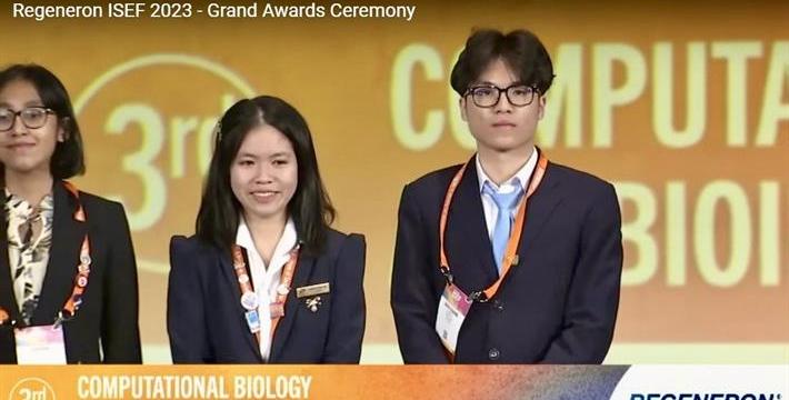 Học sinh Việt Nam đoạt giải Ba Hội thi khoa học kỹ thuật quốc tế 2023
