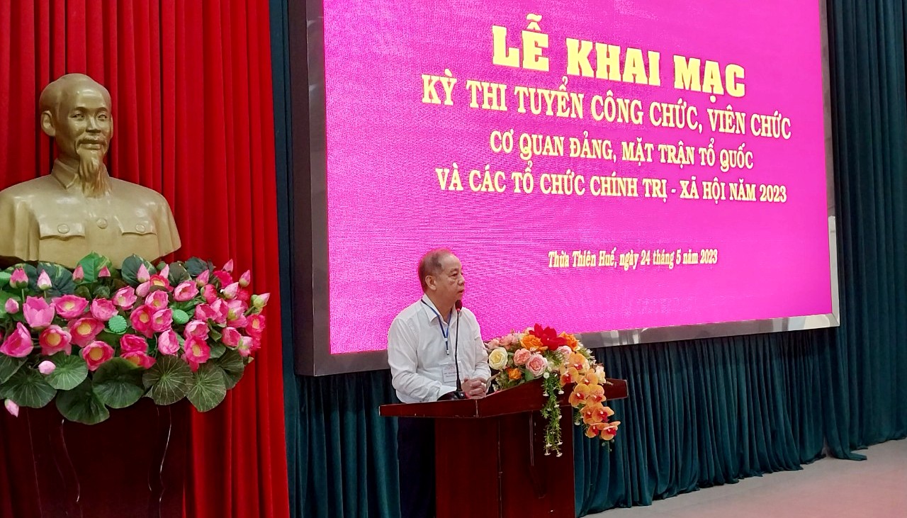 39 thí sinh tham gia kỳ thi tuyển công chức, viên chức năm 2023