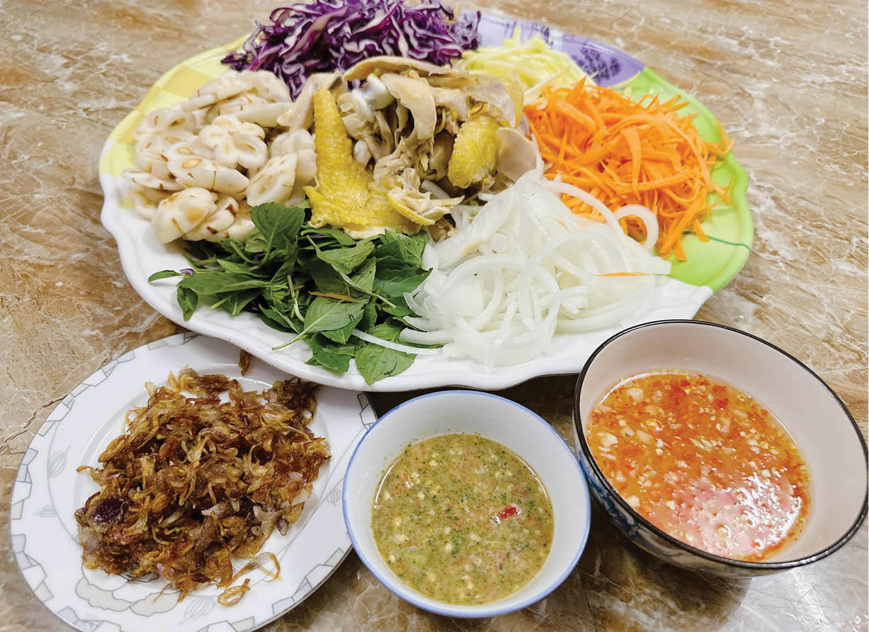 “Bắt vị” gỏi gà măng cụt, trà mãng cầu