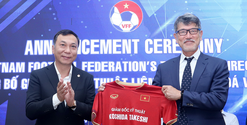 Liên đoàn bóng đá Việt Nam ký hợp đồng với Giám đốc kỹ thuật người Nhật Bản