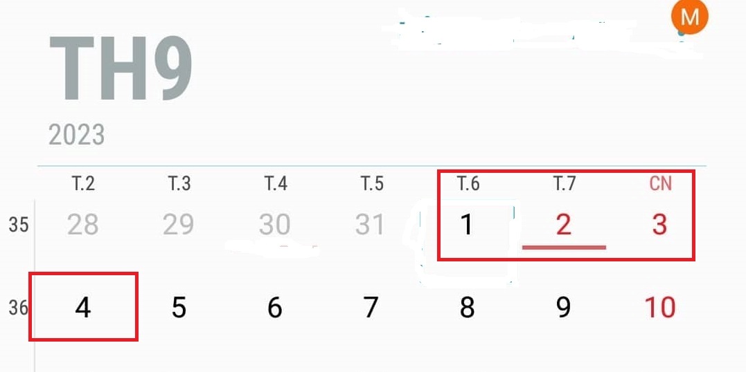 Dịp lễ Quốc khánh 2 9 2023, công chức, viên chức, người lao động được nghỉ 4 ngày