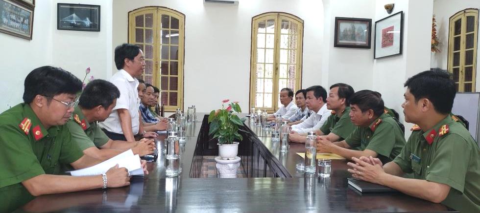 Kiểm tra công tác đảm bảo an ninh, an toàn kỳ thi tốt nghiệp THPT 2023