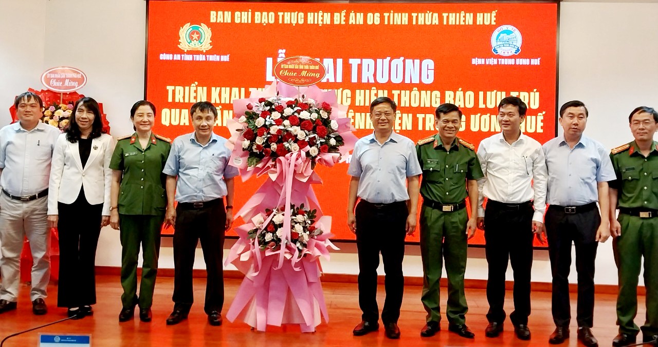 Thí điểm thực hiện thông báo lưu trú qua phần mềm ASM tại Bệnh viện Trung ương Huế