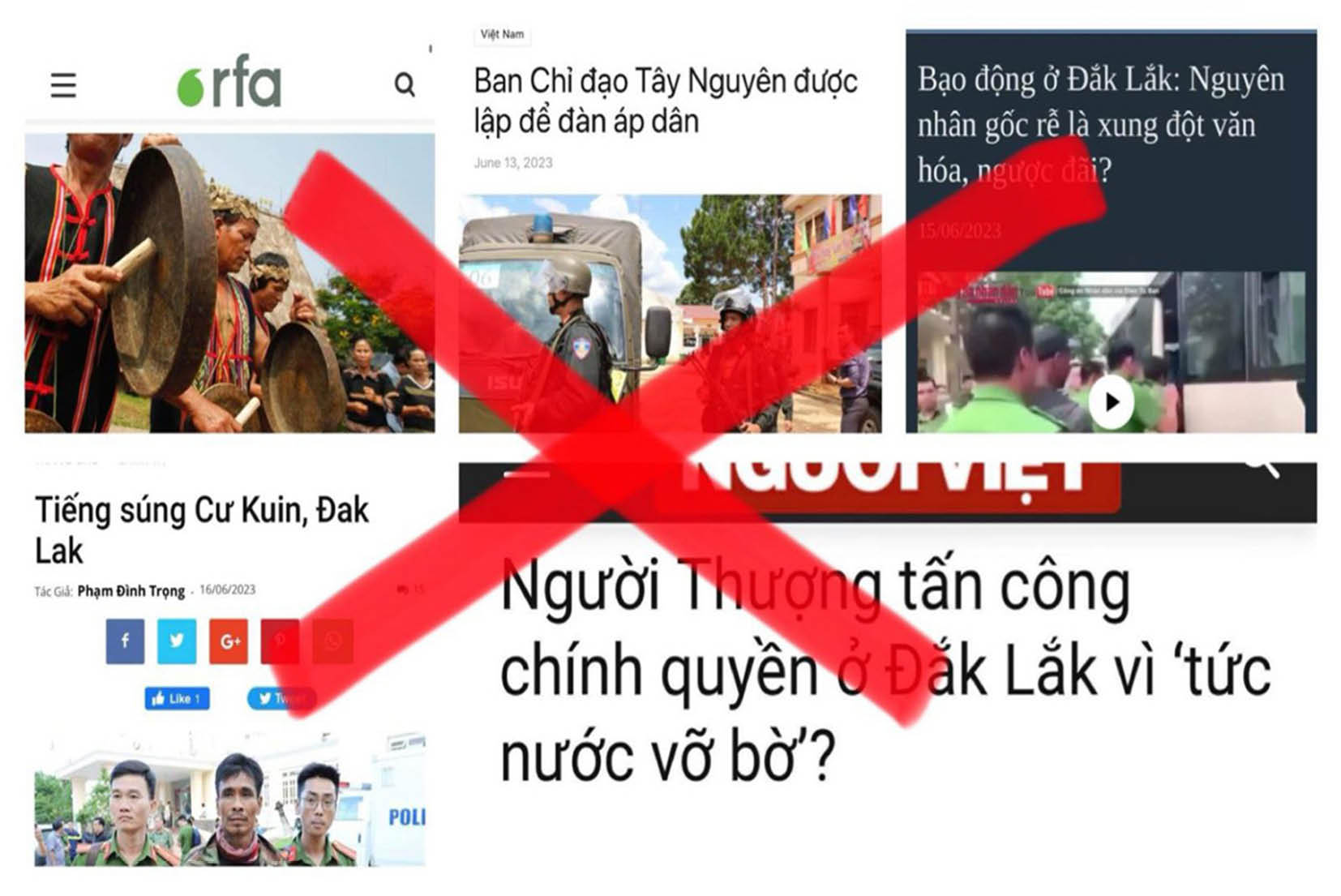 Lợi dụng vụ việc xảy ra ở Đắc Lắc để chống phá cũng là tội ác