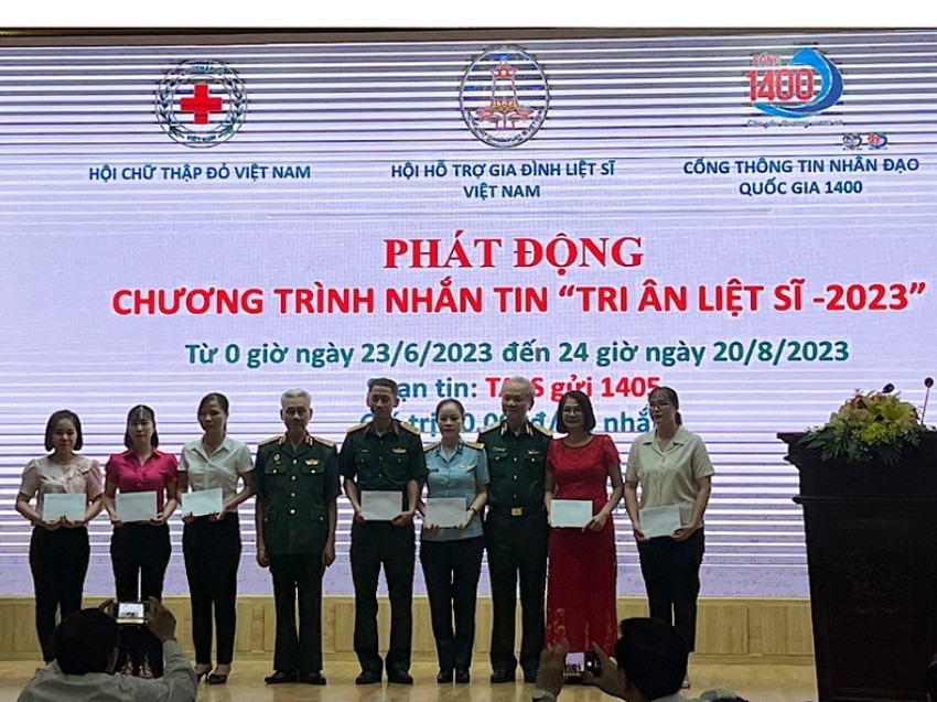 Phát động chương trình nhắn tin Tri ân liệt sĩ”