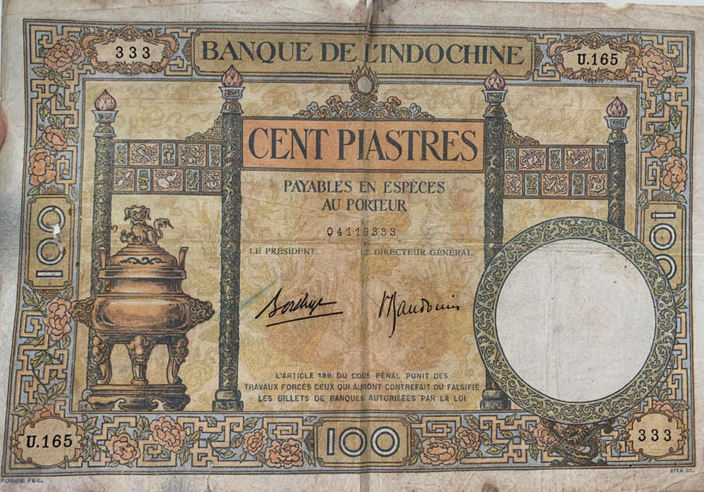 Dấu ấn của Quần thể di tích Cố đô Huế trên tiền giấy Đông Dương