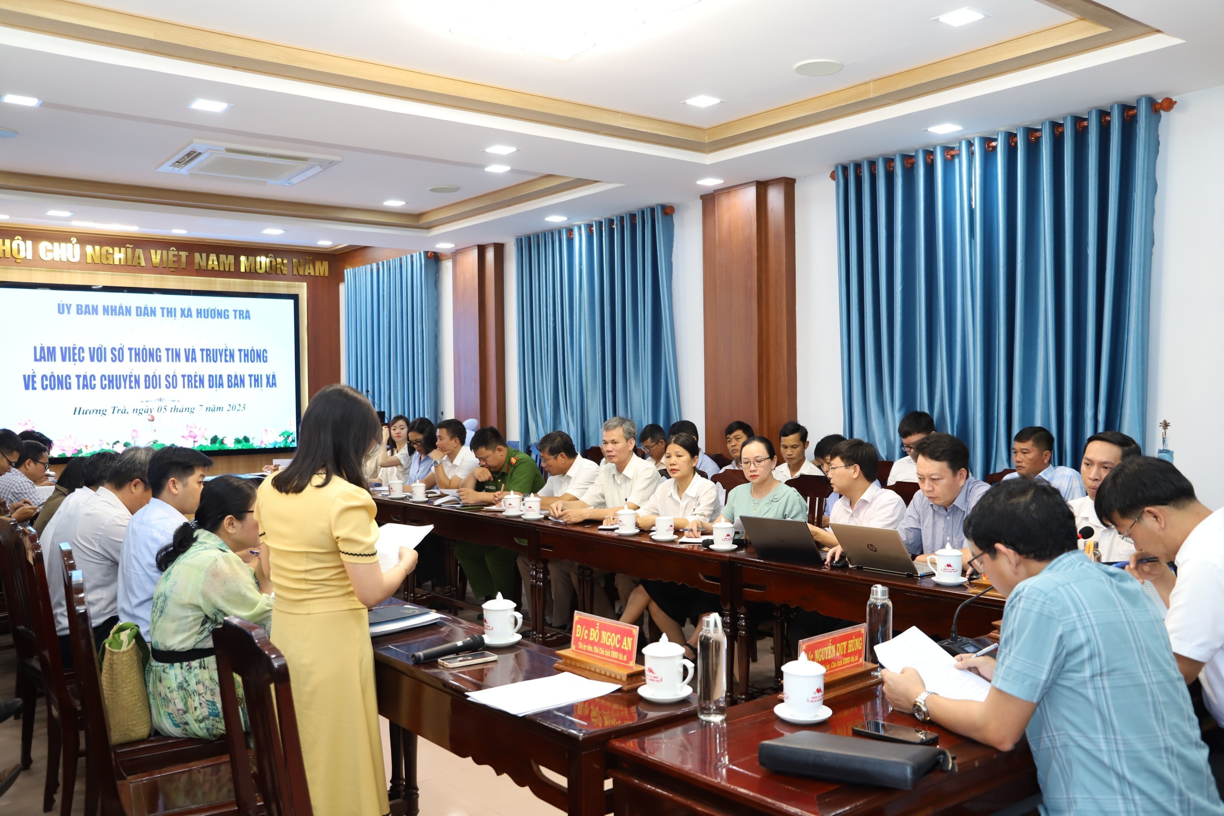 Hương Trà phấn đấu hoàn thành mục tiêu chuyển đổi số