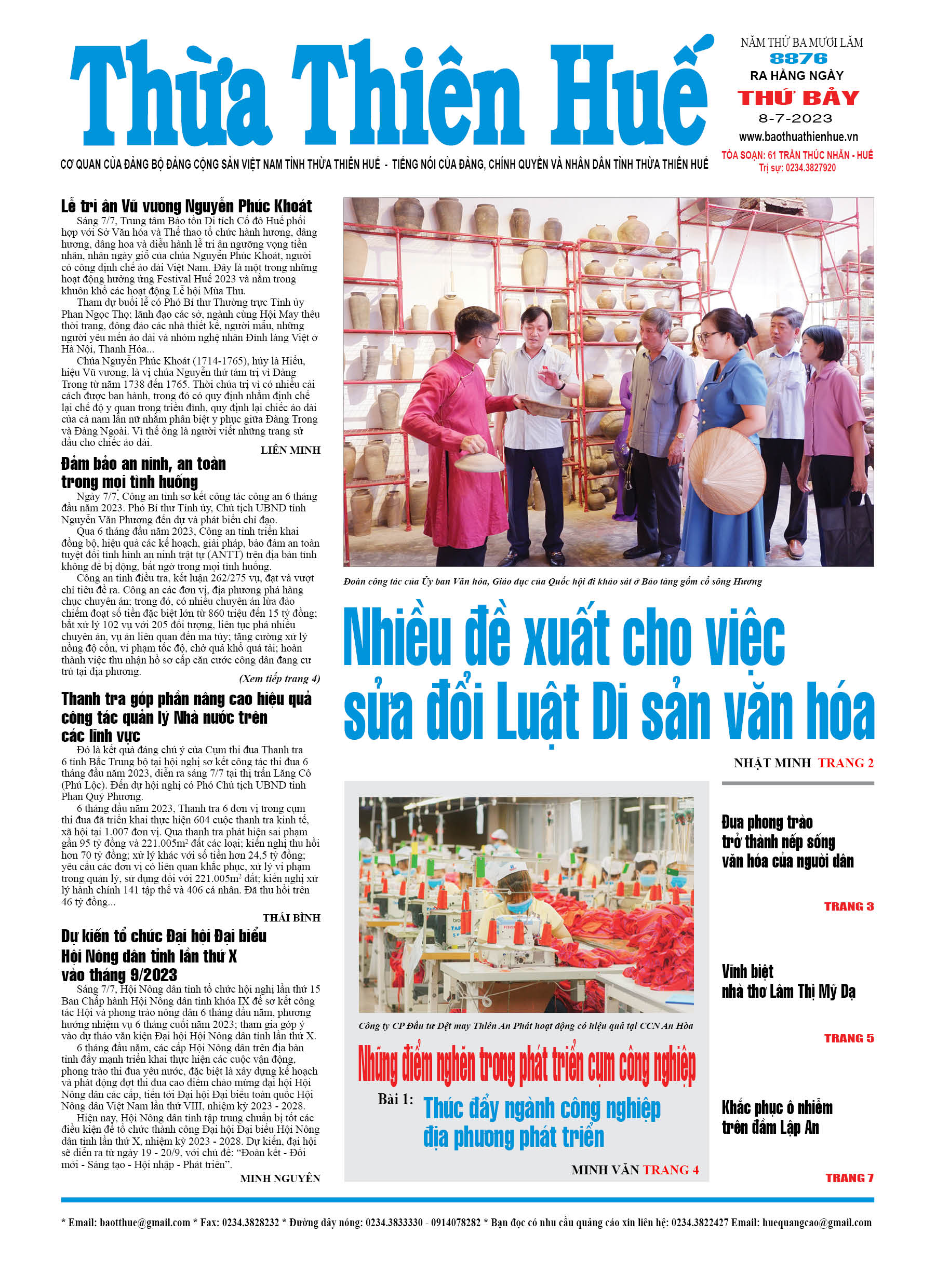 Thứ bảy, 08/07/2023