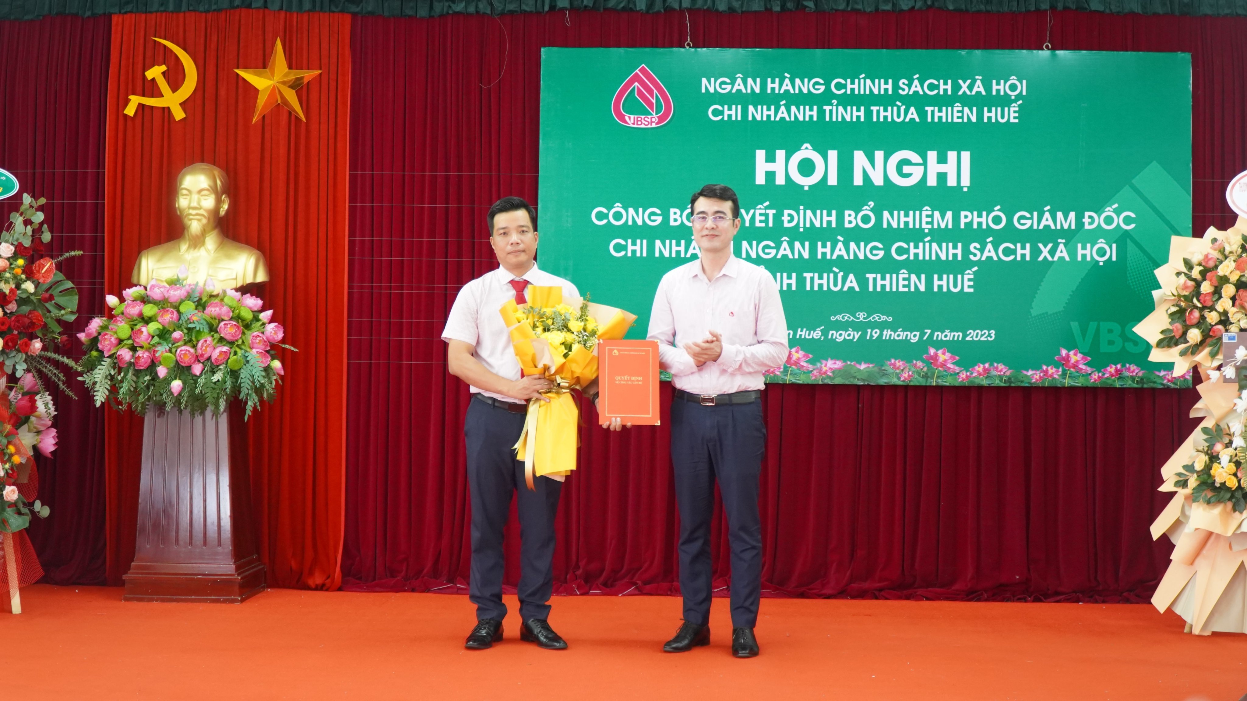 Bổ nhiệm Phó Giám đốc Ngân hàng Chính sách xã hội chi nhánh tỉnh