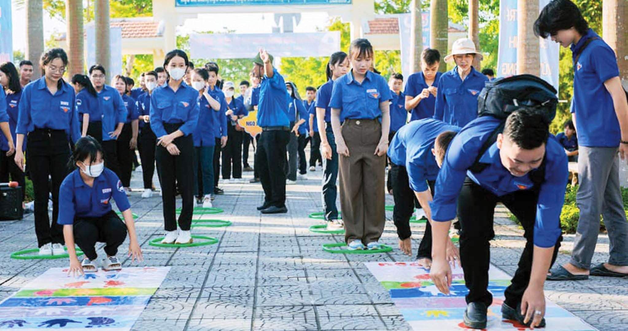 Sân chơi thu hút đoàn viên, thanh niên trong dịp hè