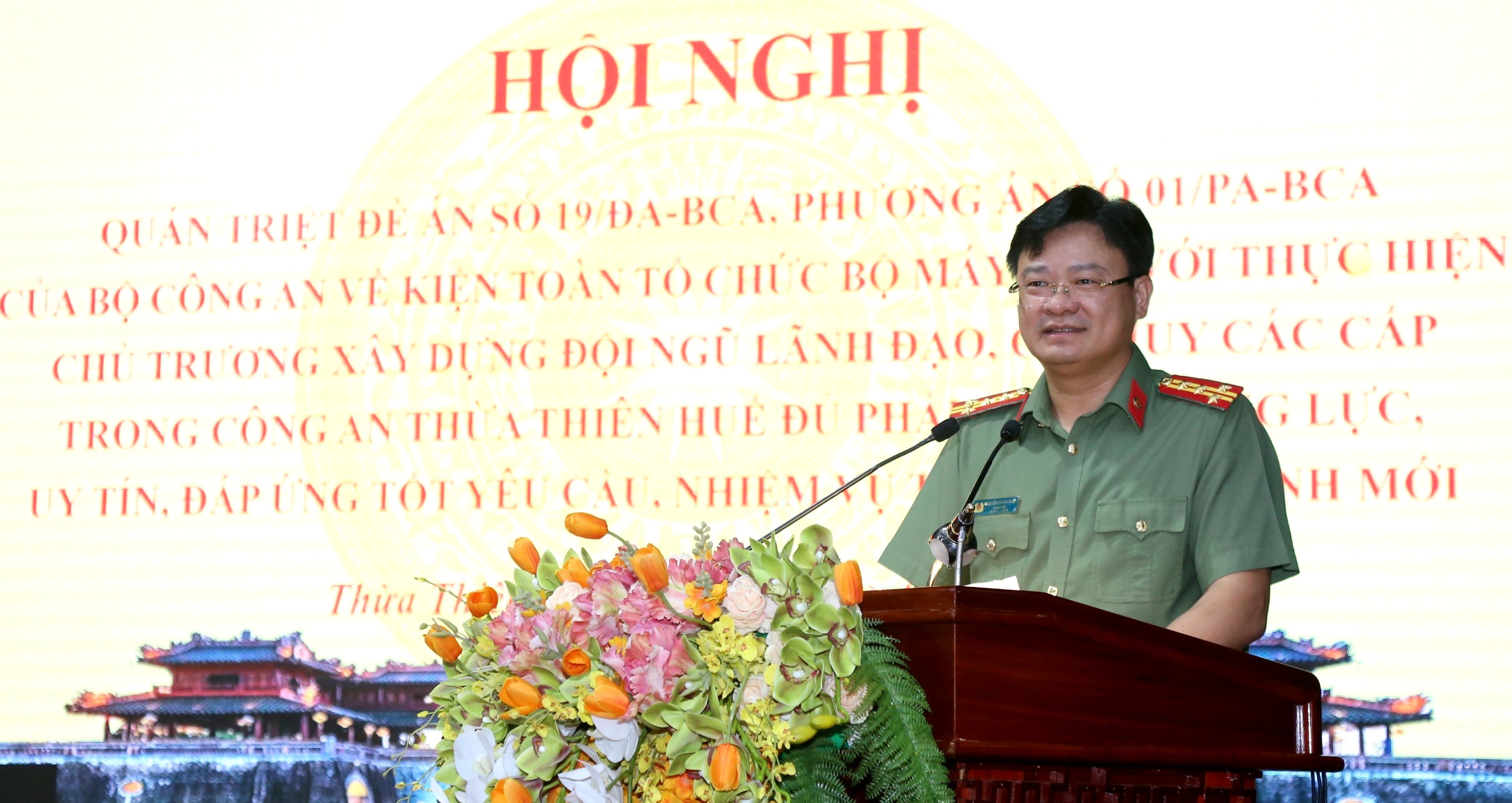 Tiếp tục kiện toàn tổ chức bộ máy bên trong của công an đơn vị, địa phương