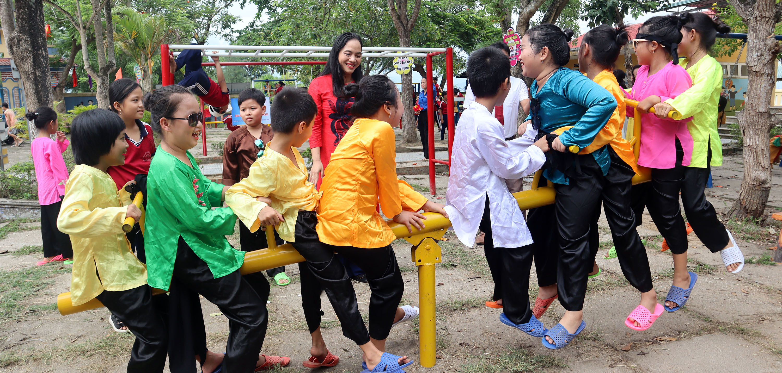 Thêm khu vui chơi rèn luyện thể chất cho học sinh Điền Hải