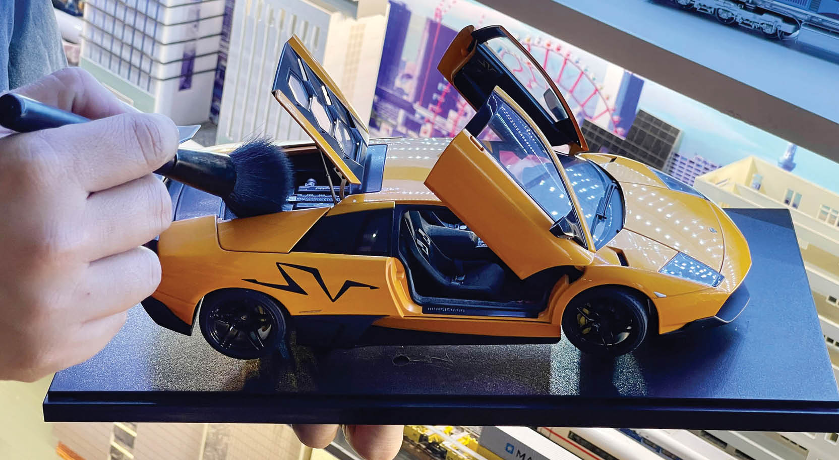 Độc đáo thú sưu tập xe mô hình tĩnh