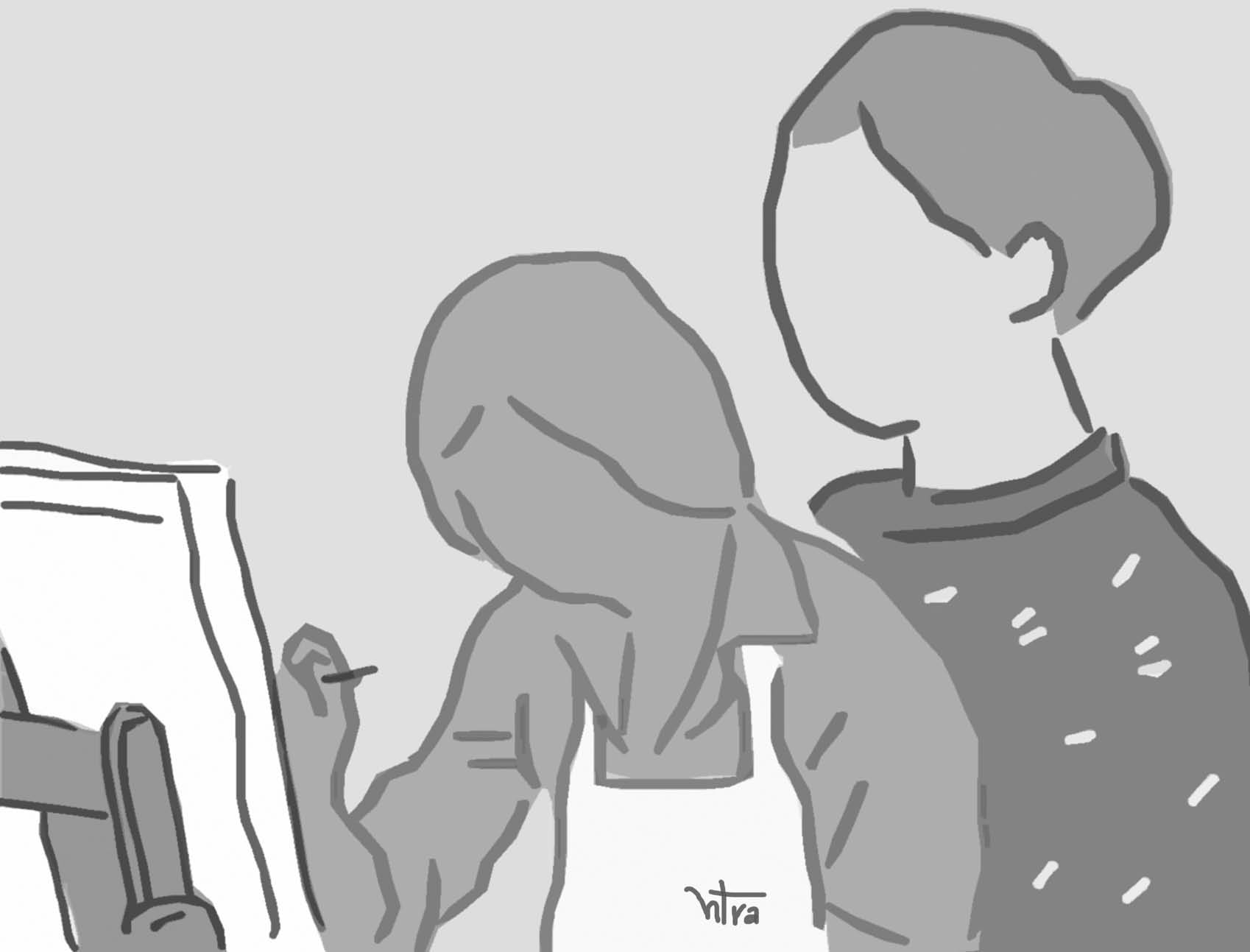 Bức tranh hai người mẹ