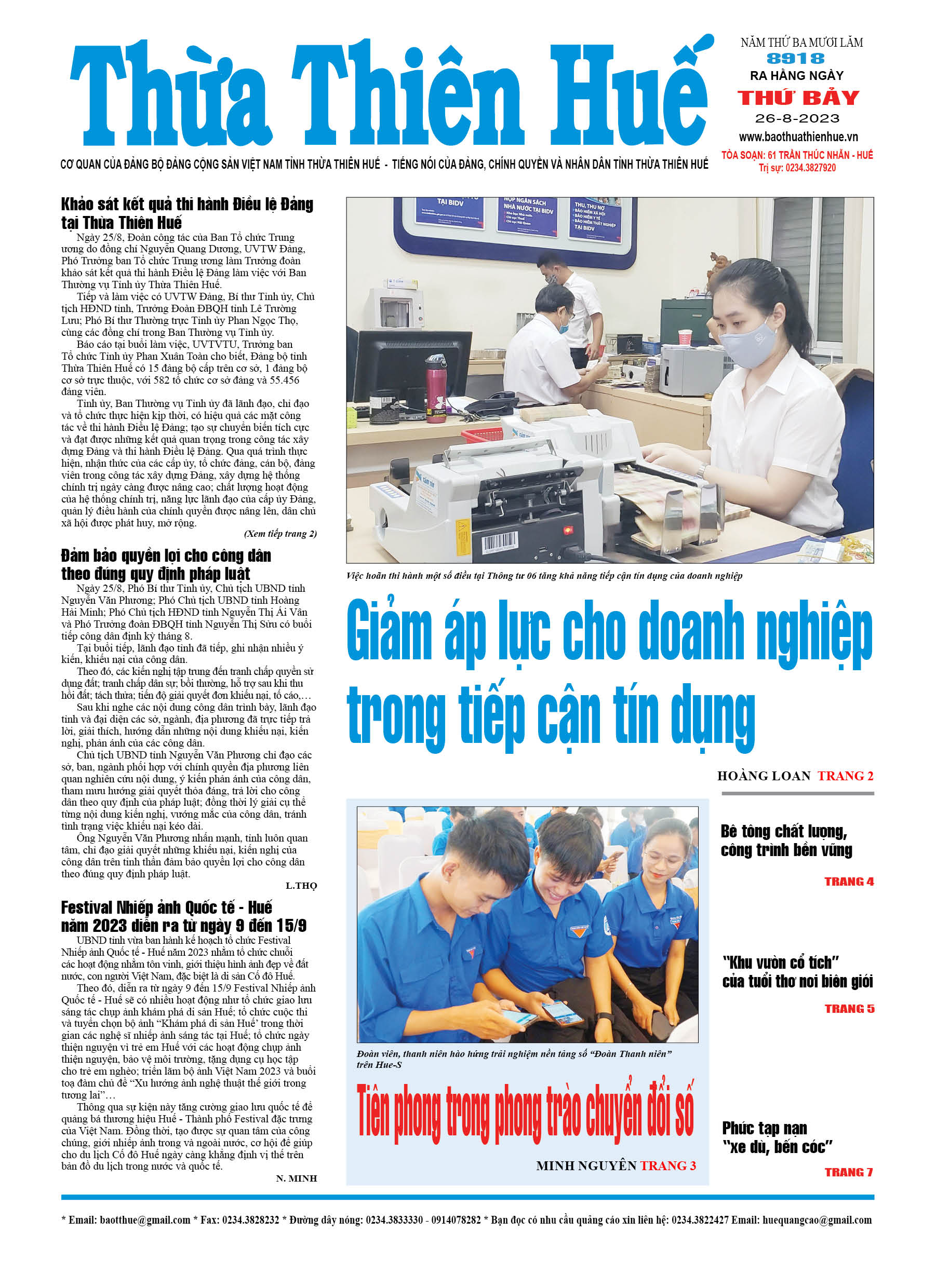 Thứ bảy, 26/08/2023