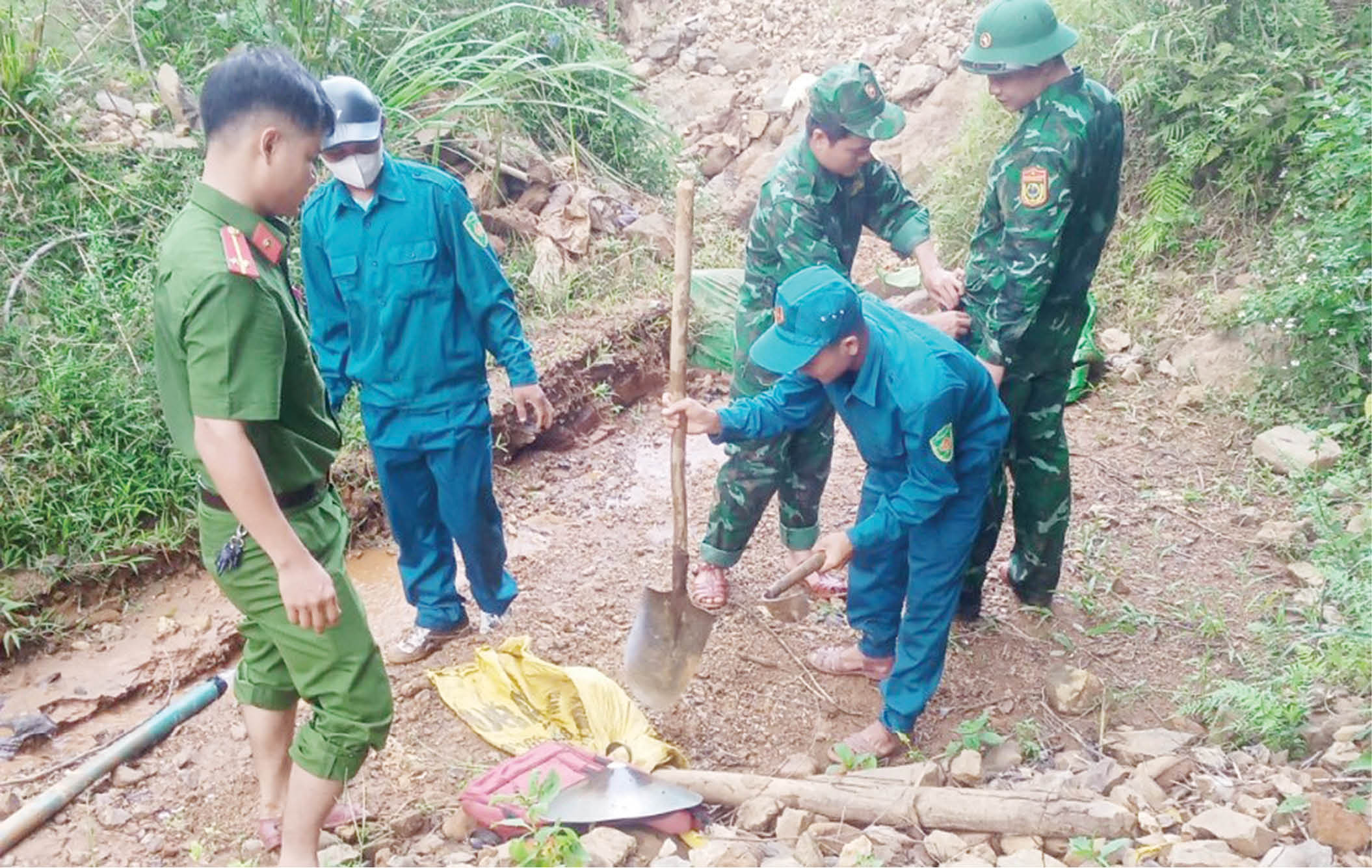 Ngăn chặn khai thác vàng sa khoáng ở vùng núi