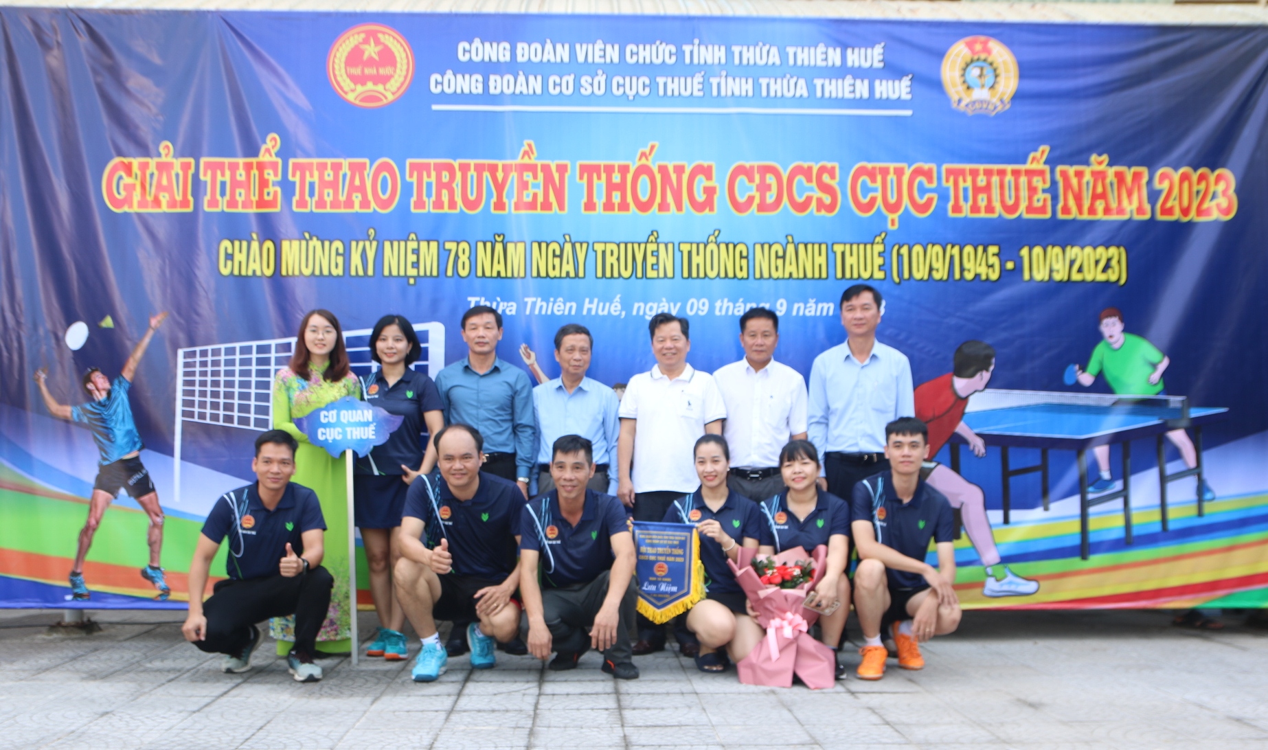 70 vận động viên tham gia giải thể thao ngành Thuế