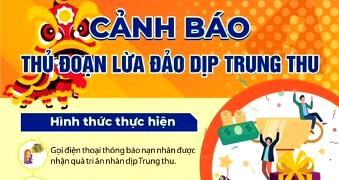 Cảnh báo lừa đảo nhận quà dịp Trung thu