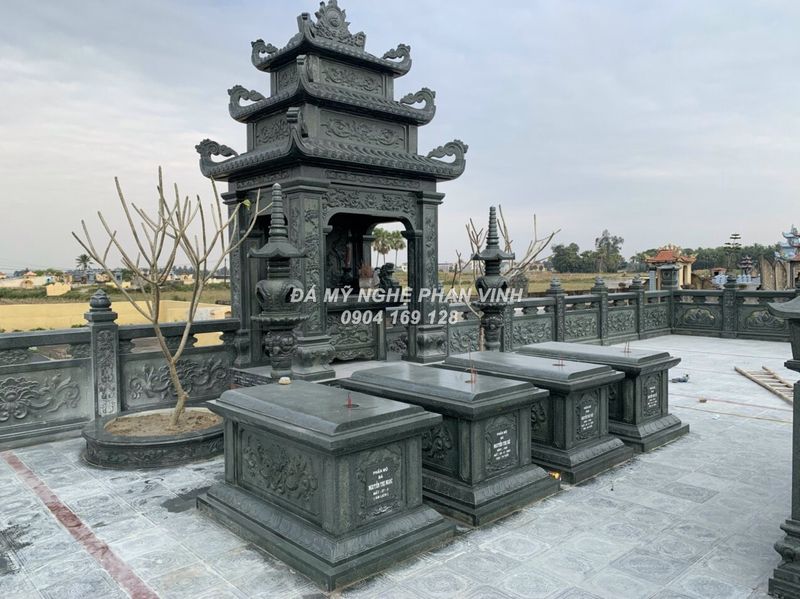 Báo giá lăng mộ đá nguyên khối đẹp, giá rẻ Ninh Bình