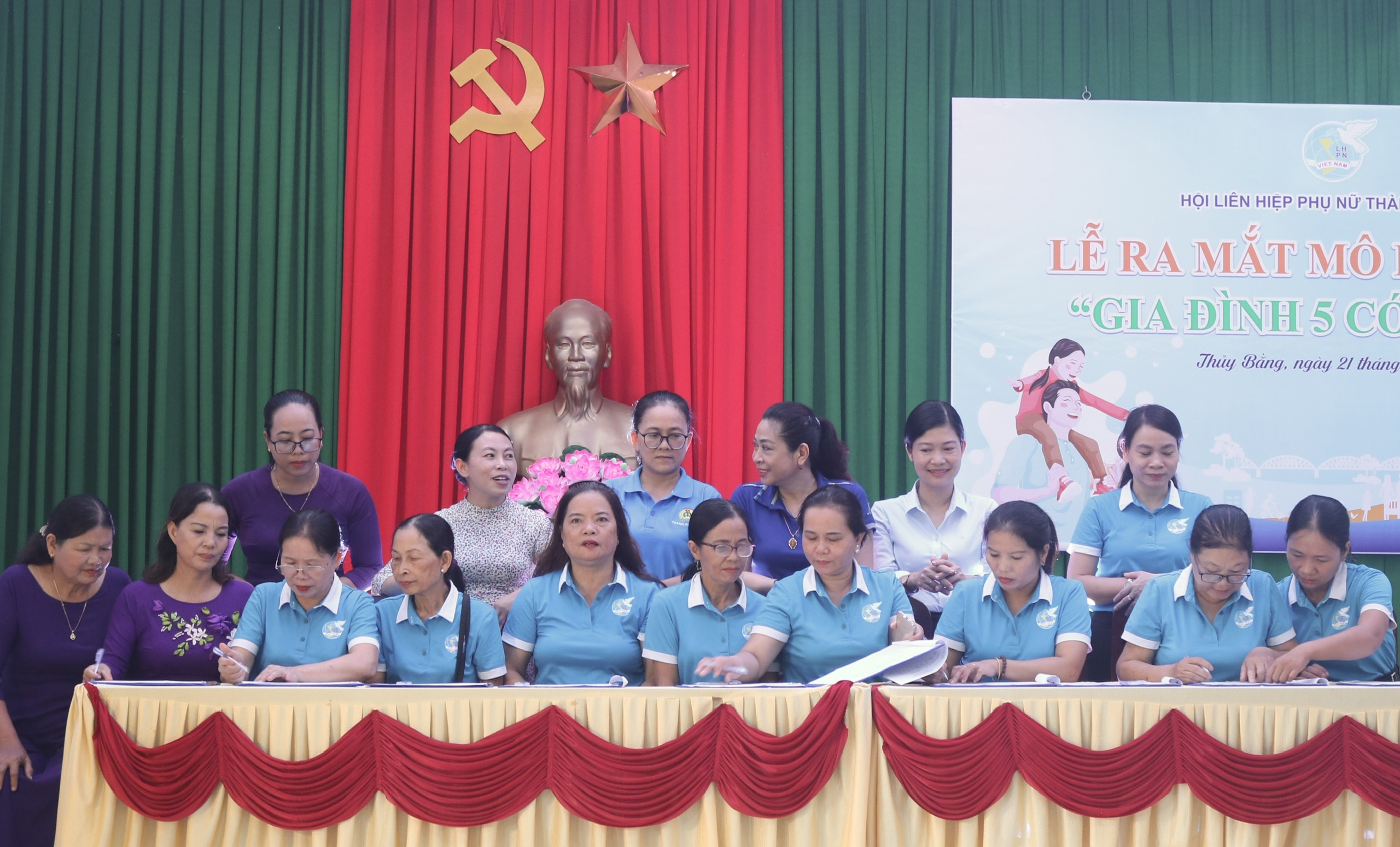 Ra mắt mô hình “Gia đình 5 có, 3 sạch” tại Thủy Bằng