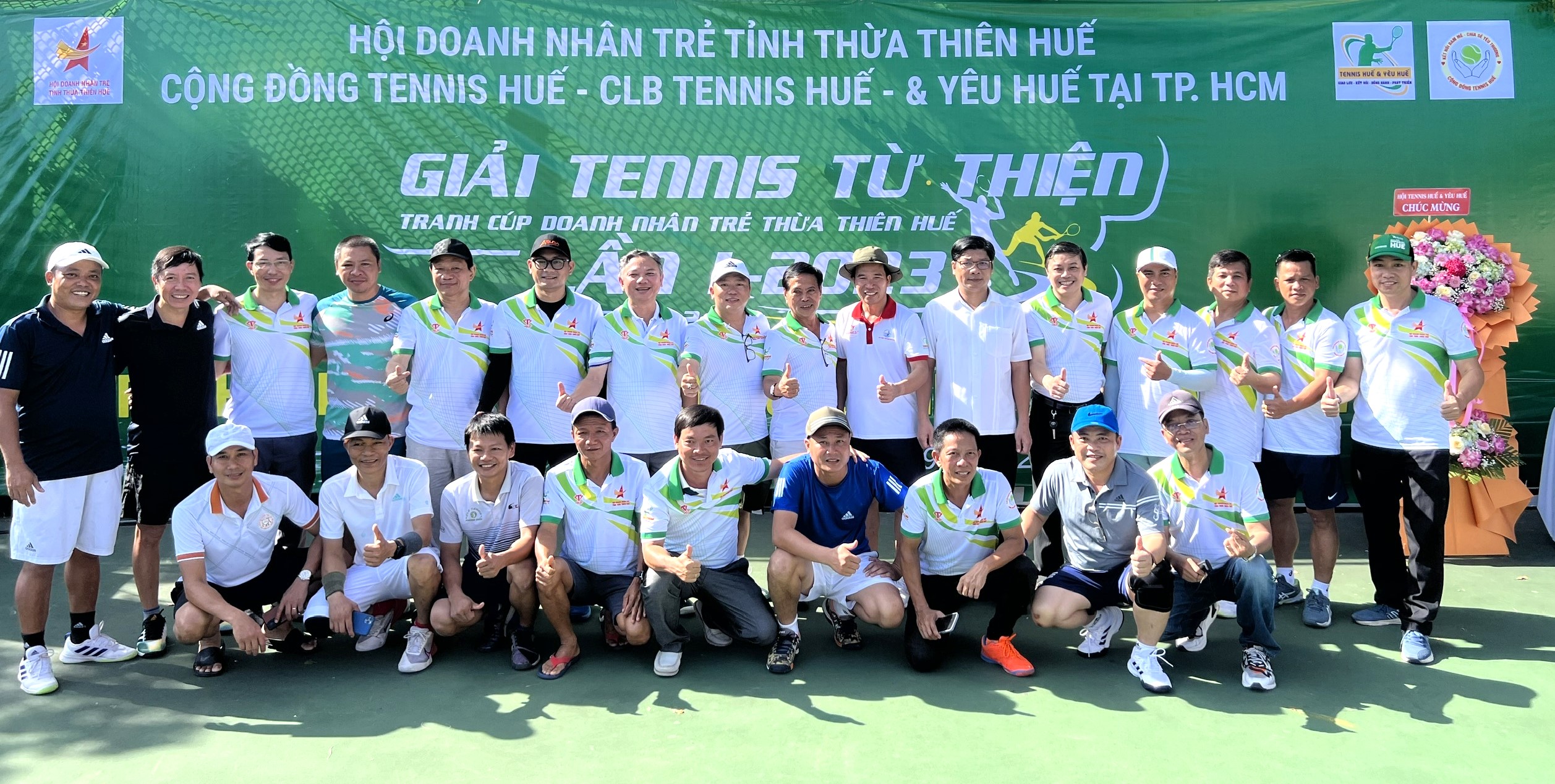 Giải tennis từ thiện quyên góp hơn 350 triệu đồng trao học bổng cho sinh viên nghèo hiếu học