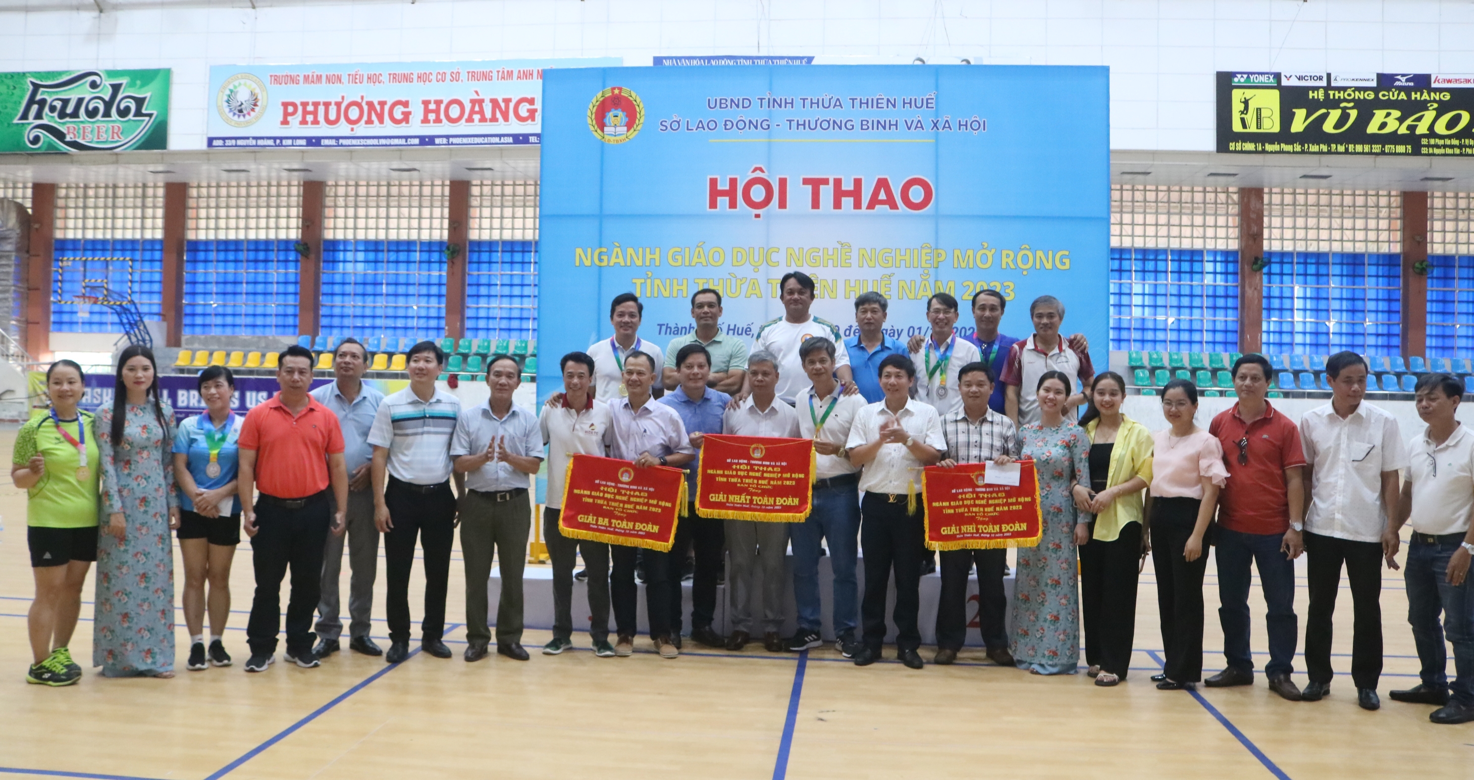 Trao giải kết thúc hội thao ngành giáo dục nghề nghiệp tỉnh năm 2023