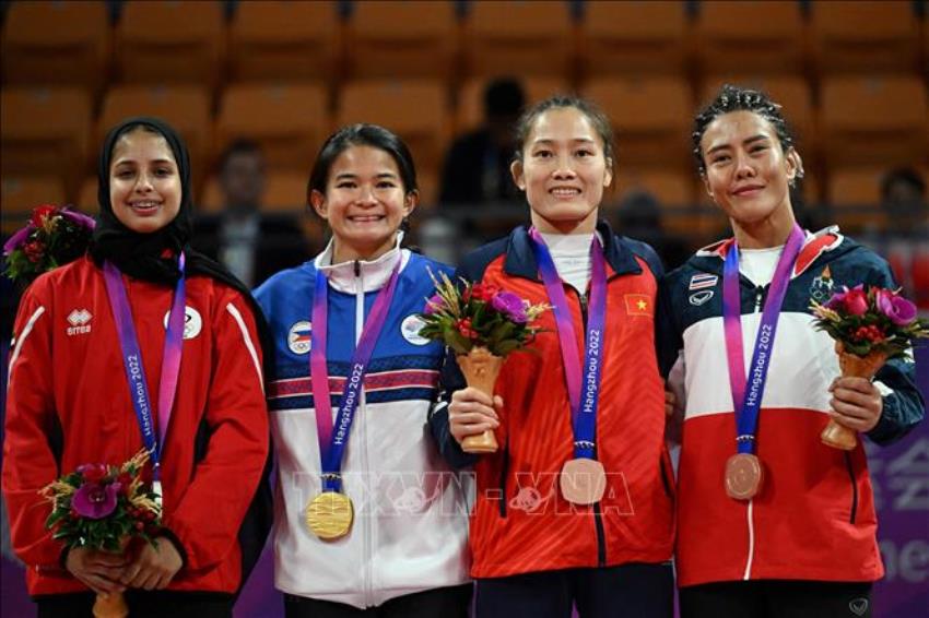 ASIAD 2023 ngày 5 10 Giành thêm 2 HCĐ, Việt Nam tạm xếp vị trí 20 trên bảng tổng sắp