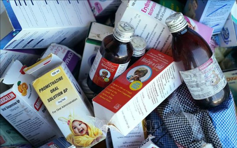 Ấn Độ phát hiện thêm 2 loại siro có chứa chất độc hại